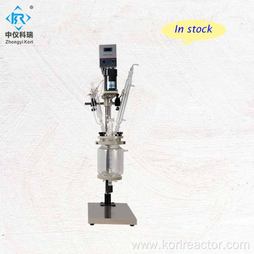 Stirred Jacketed Glass Reactor 1-200L Laboratory reaction